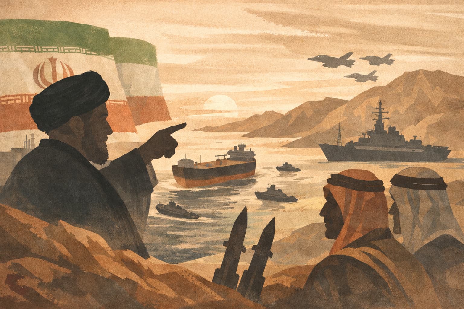 Iran Condemns Joint U.S.-Gulf Statement and Warns on Strait of Hormuz
