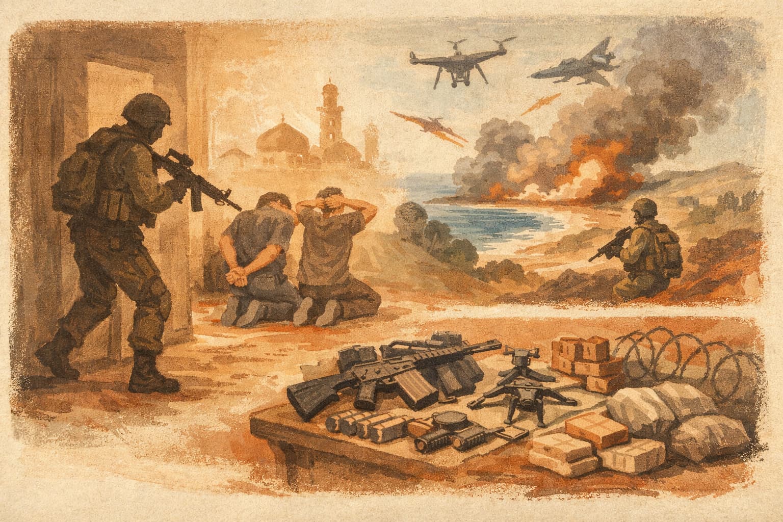 IDF reports a week of strikes, arrests and interdictions across multiple fronts