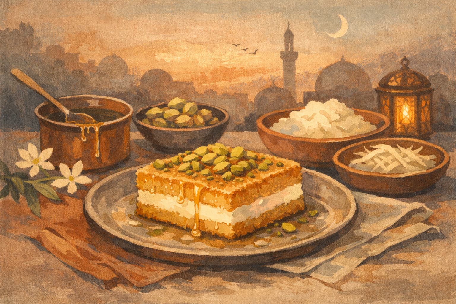 Traditional Syrian Balooria Dessert Recipe