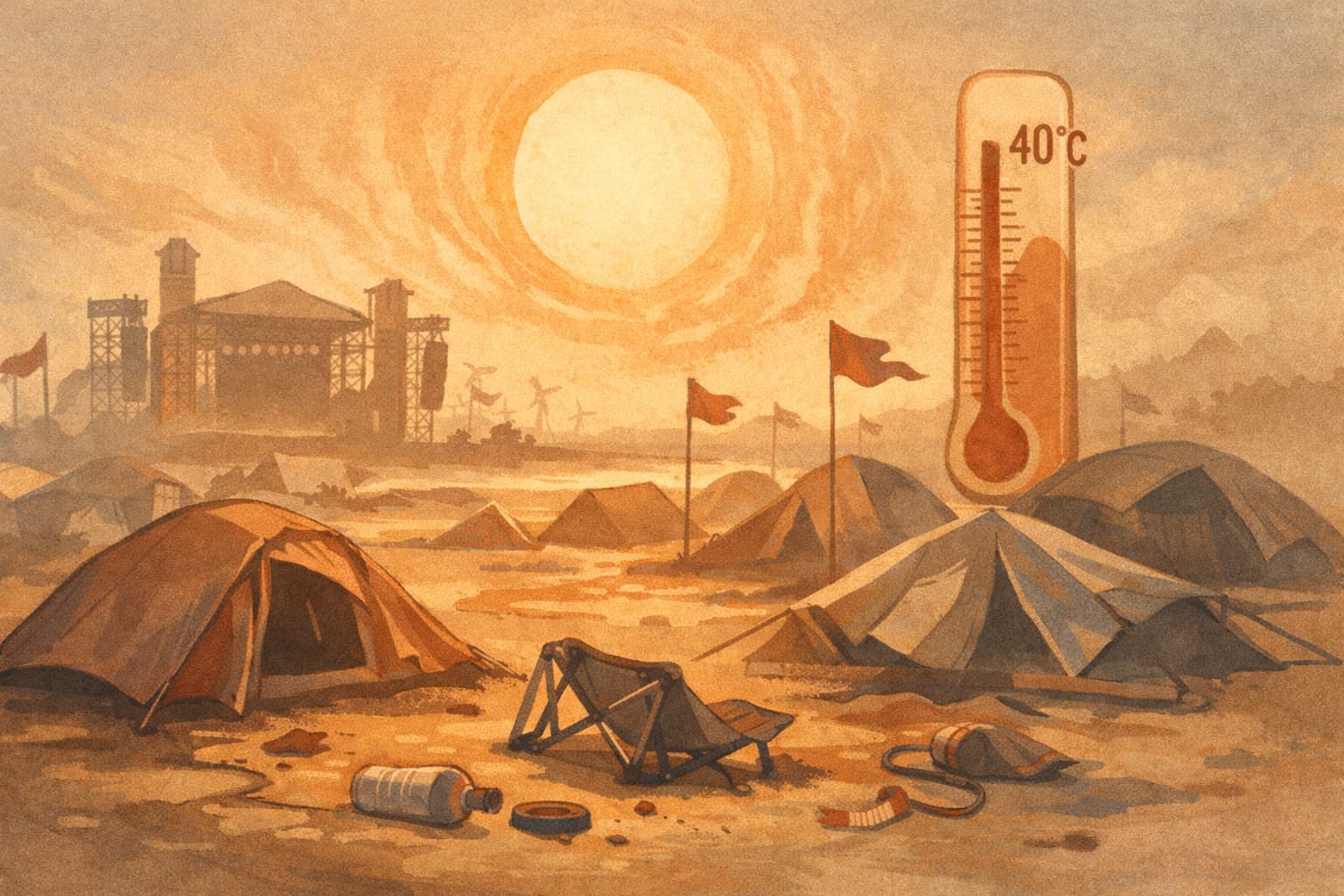 Extreme Heat Forces Unprecedented Cancellation of Major Dutch Festival