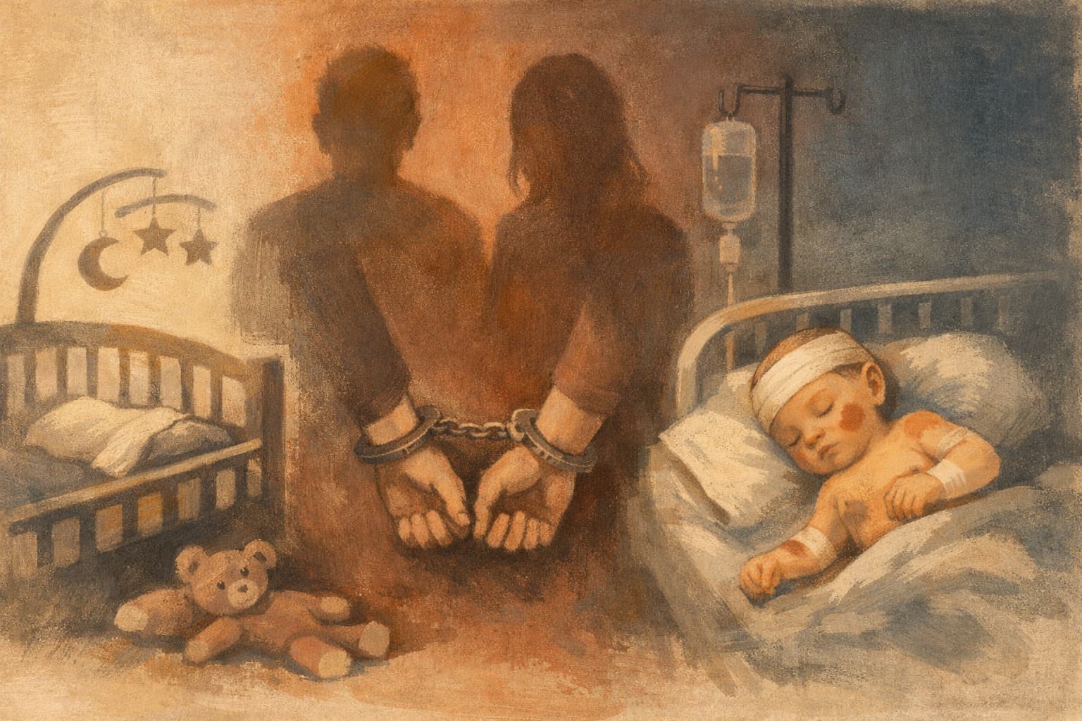Parents from Rahat Held After Injured Baby Taken to Hospital