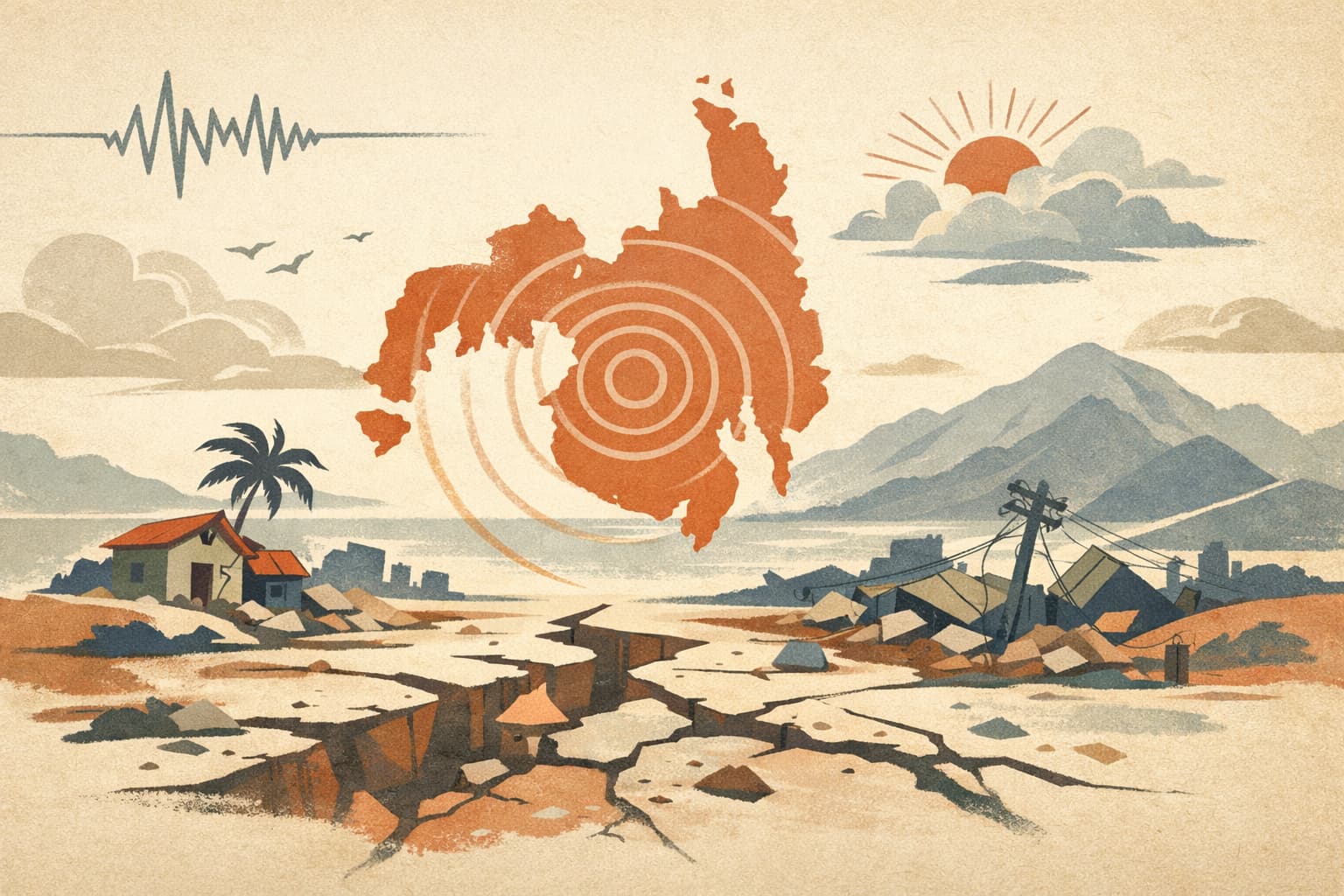 Magnitude 6.4 Earthquake Strikes Mindanao in the Philippines