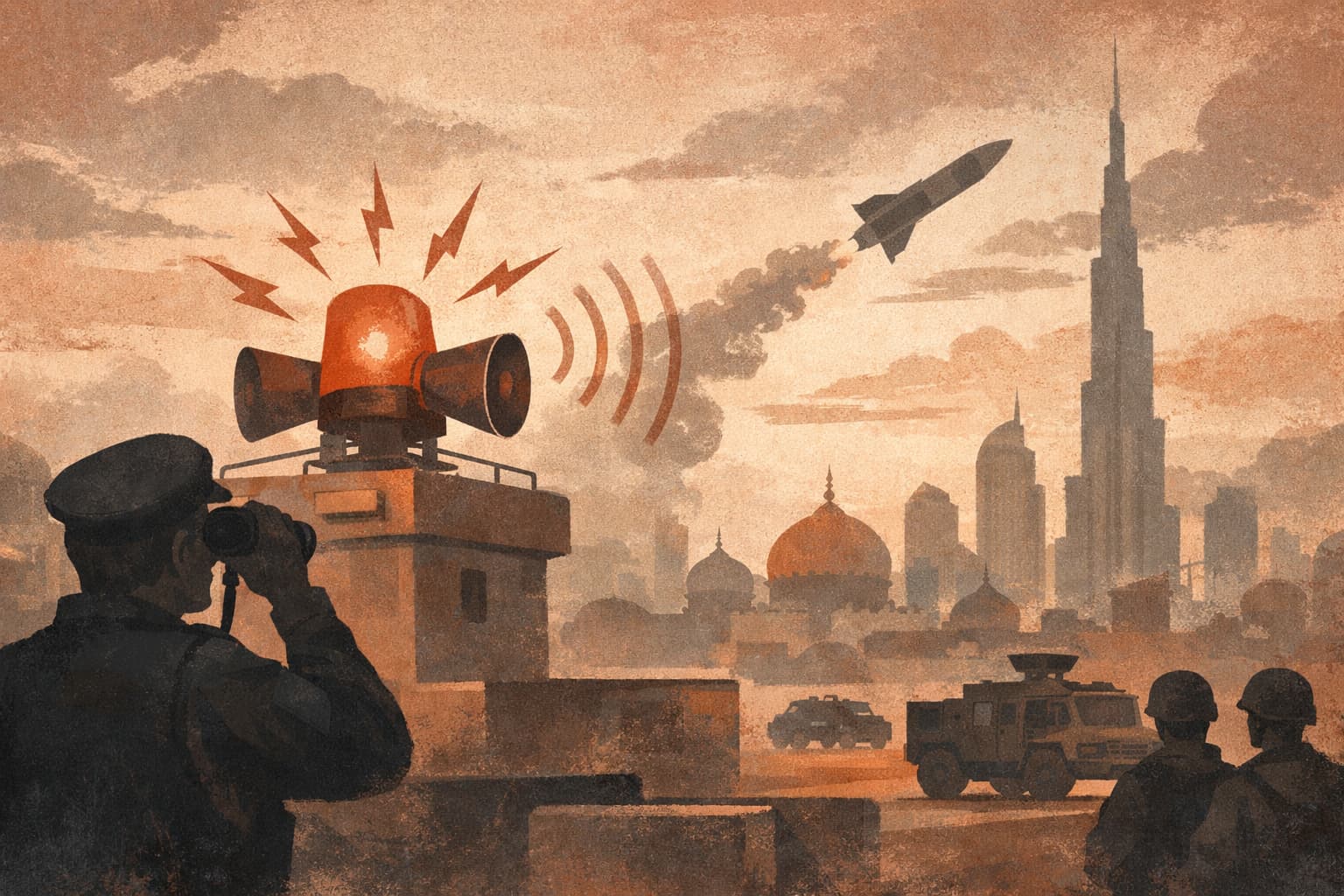 False Missile Warning Triggered in the United Arab Emirates