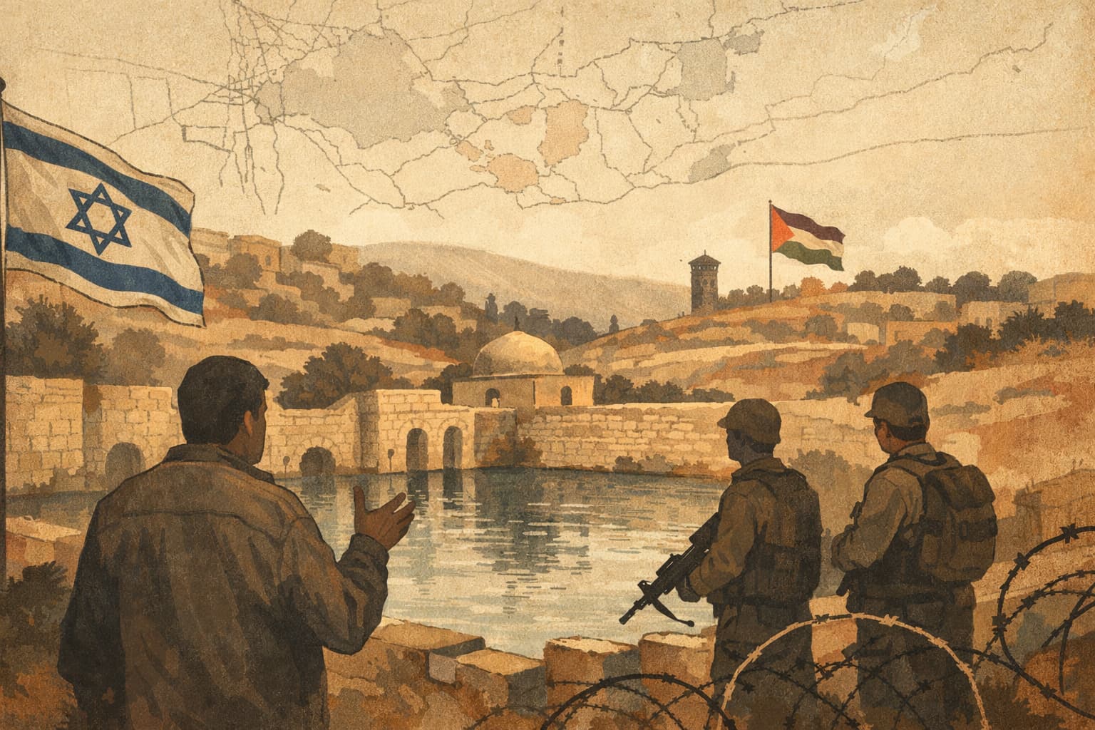 Ealkin Calls for Israeli Control to Be Restored at Solomon's Pools
