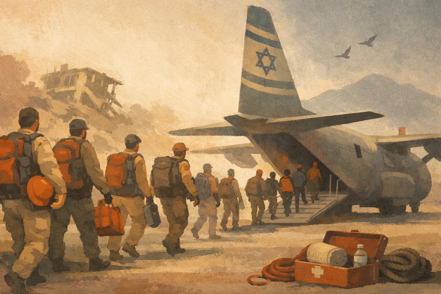 First Israeli rescue team departs for Venezuela after twin earthquake