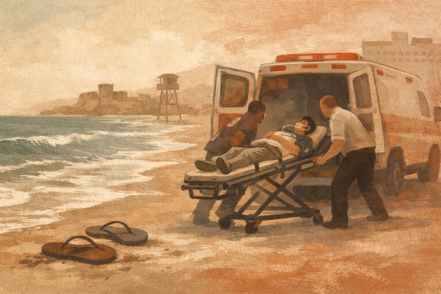 About 20-Year-Old Man in Critical Condition After Drowning at Atlit Beach