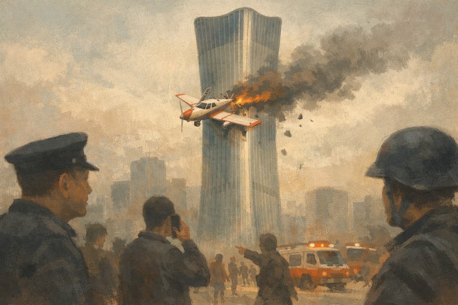 Light Aircraft Hits Beijing's CITIC Tower in Rare City-Center Incident