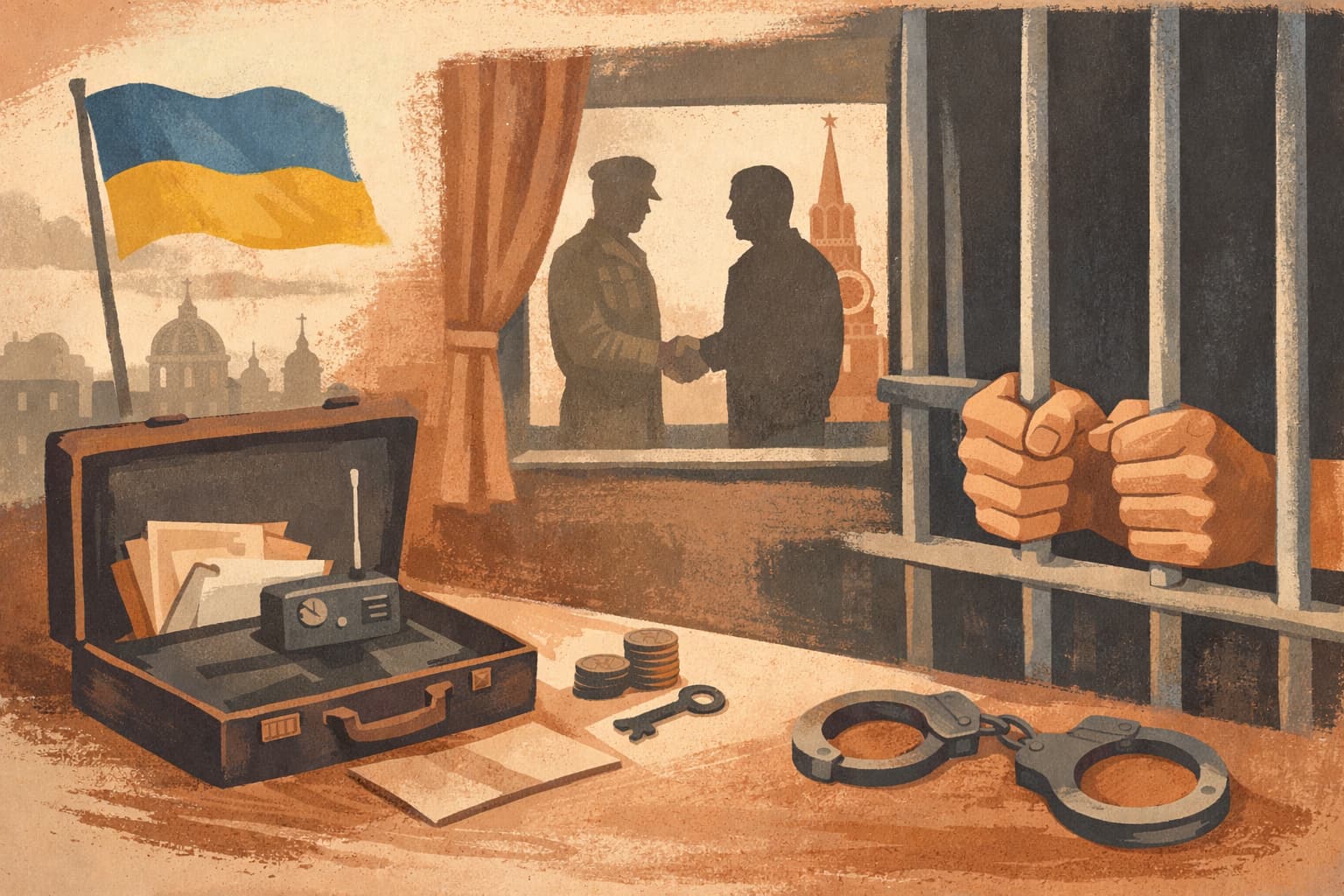 Senior Ukrainian Security Officer Gets Life Sentence for Treason and Spying for Russia