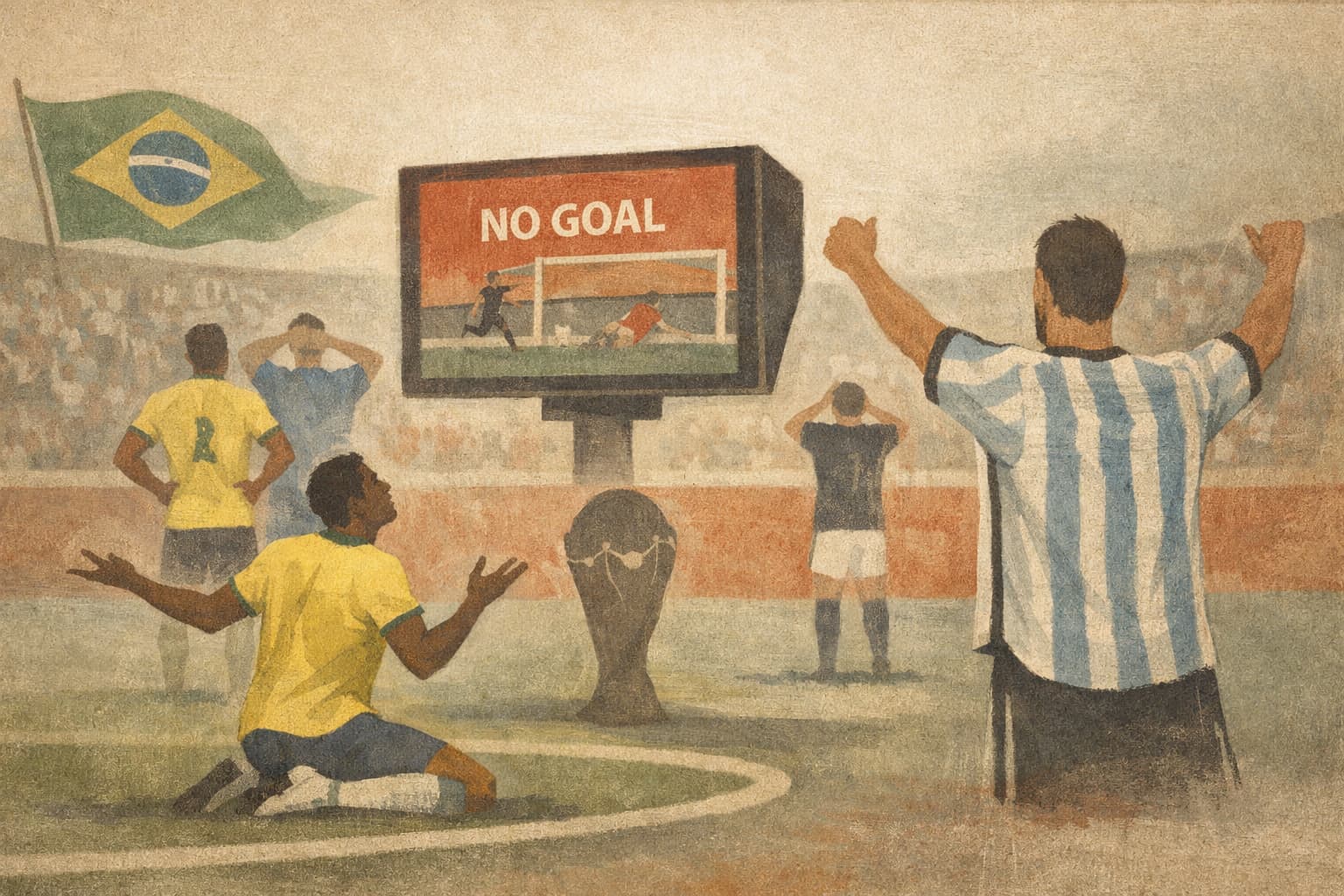 Brazil protests VAR call after Scotland win, citing a Messi precedent