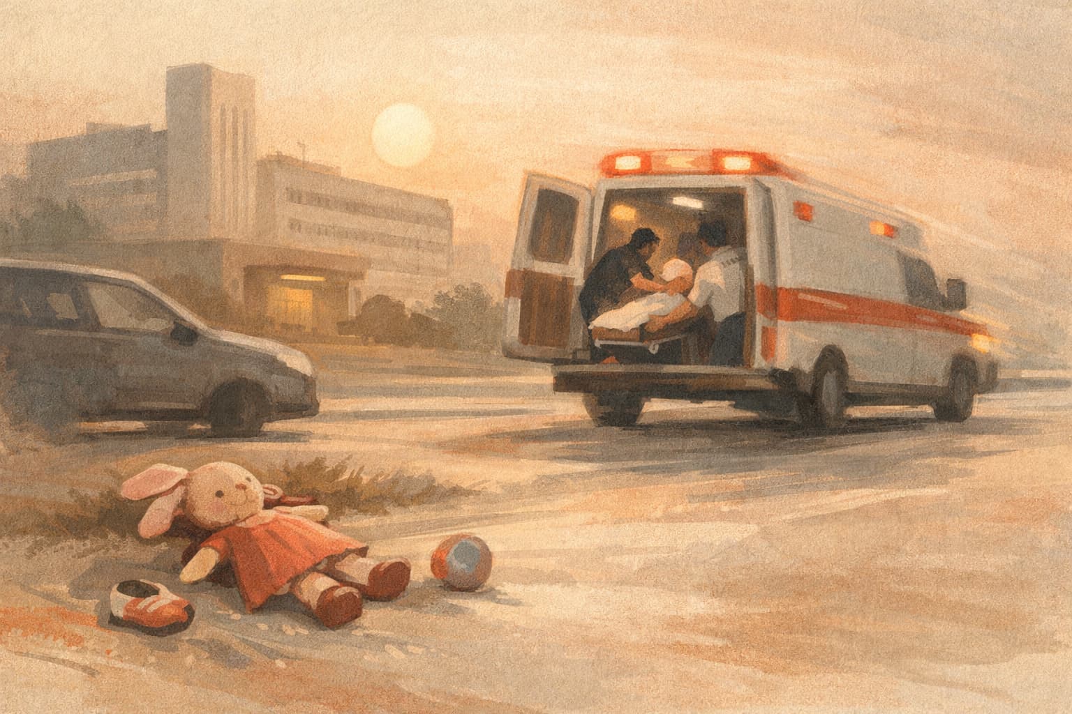 Two-Year-Old Critically Hurt in Negev Car Strike