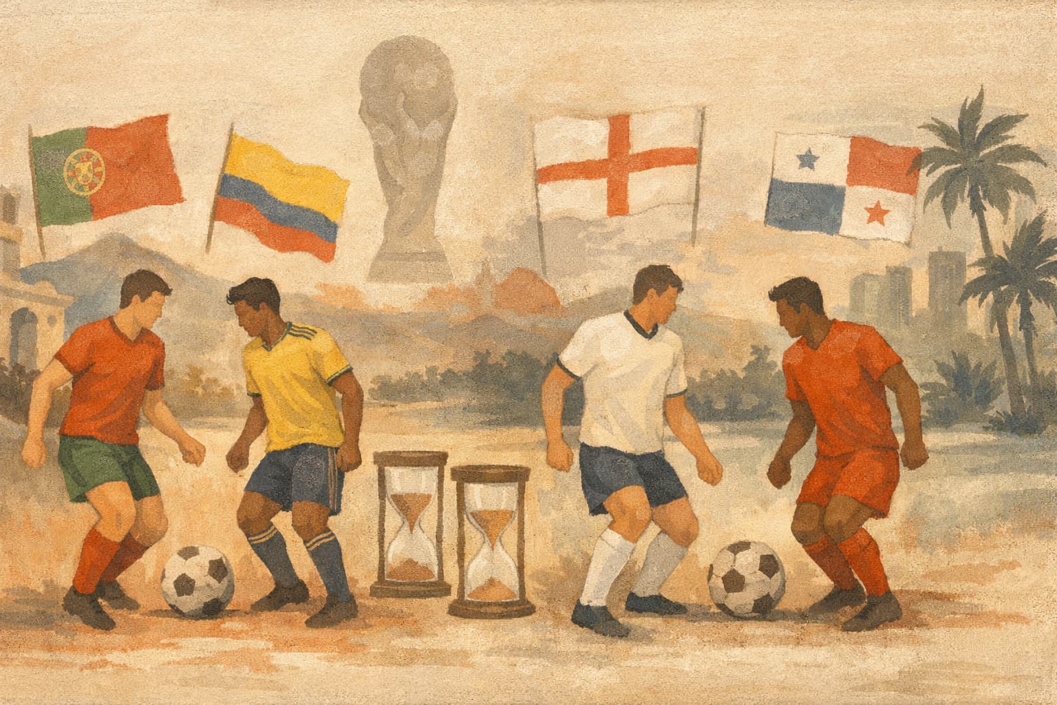 World Cup Group Stage Finale Pits Portugal Against Colombia, England Faces Panama