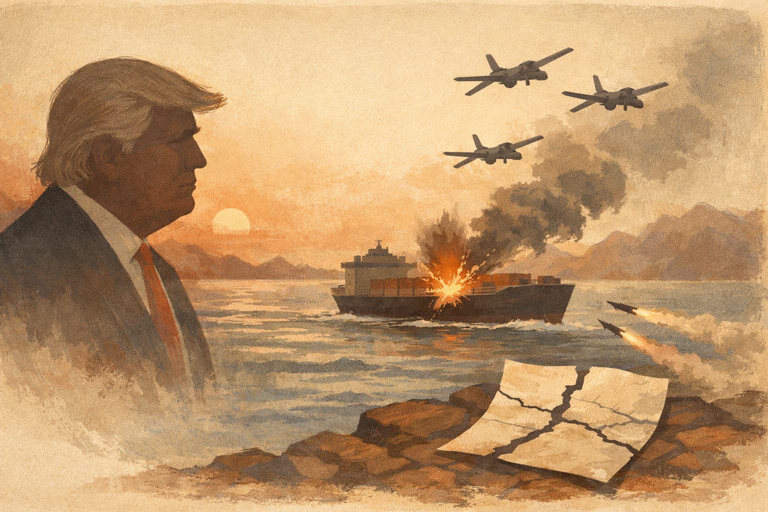 Trump Calls Hormuz Attack a 'Stupid Violation' of the Ceasefire