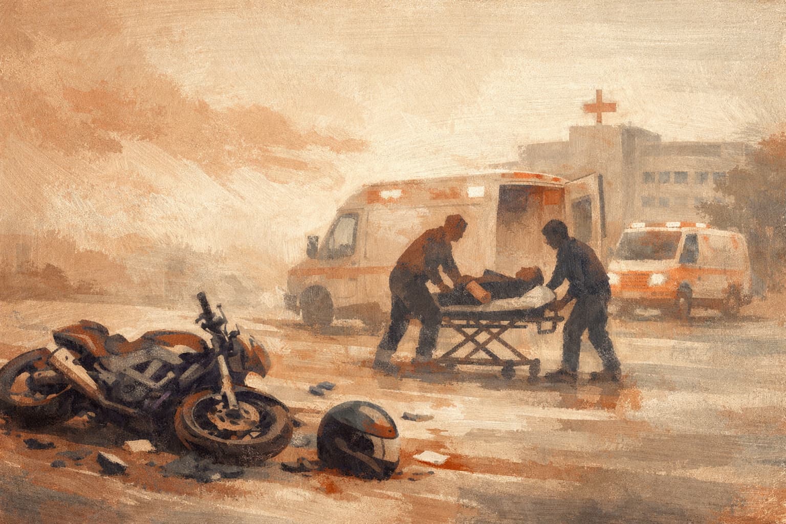 22-Year-Old Motorcyclist Seriously Injured in Ashkelon Crash