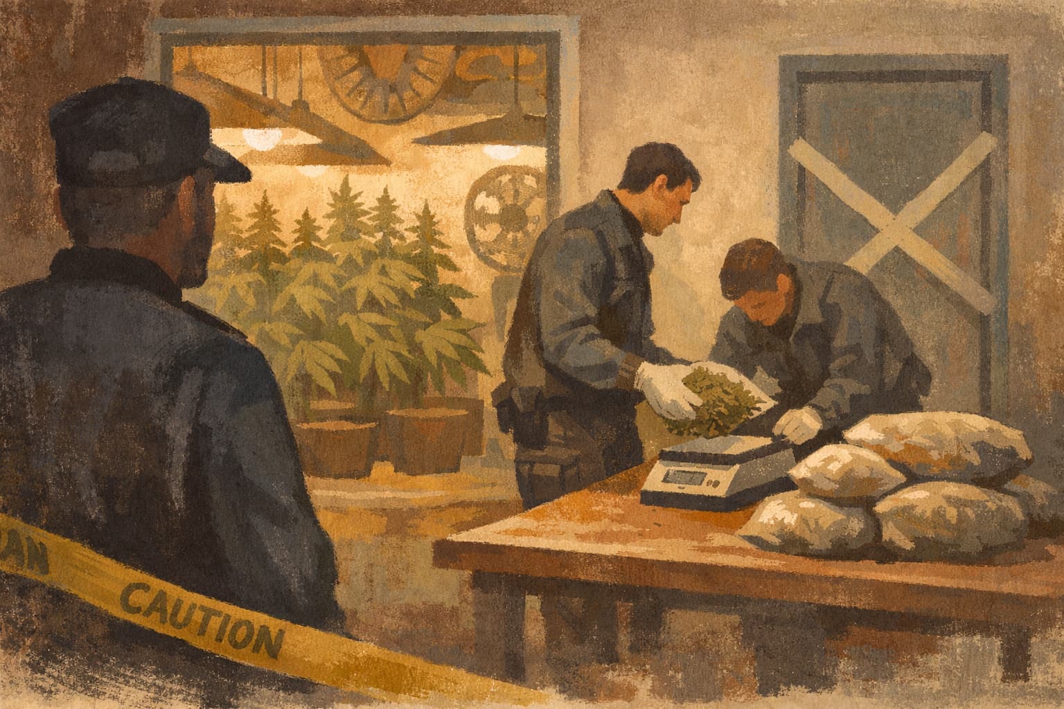 Cannabis Lab Exposed in Haifa’s Carmel Center, About 7 Kilograms Seized