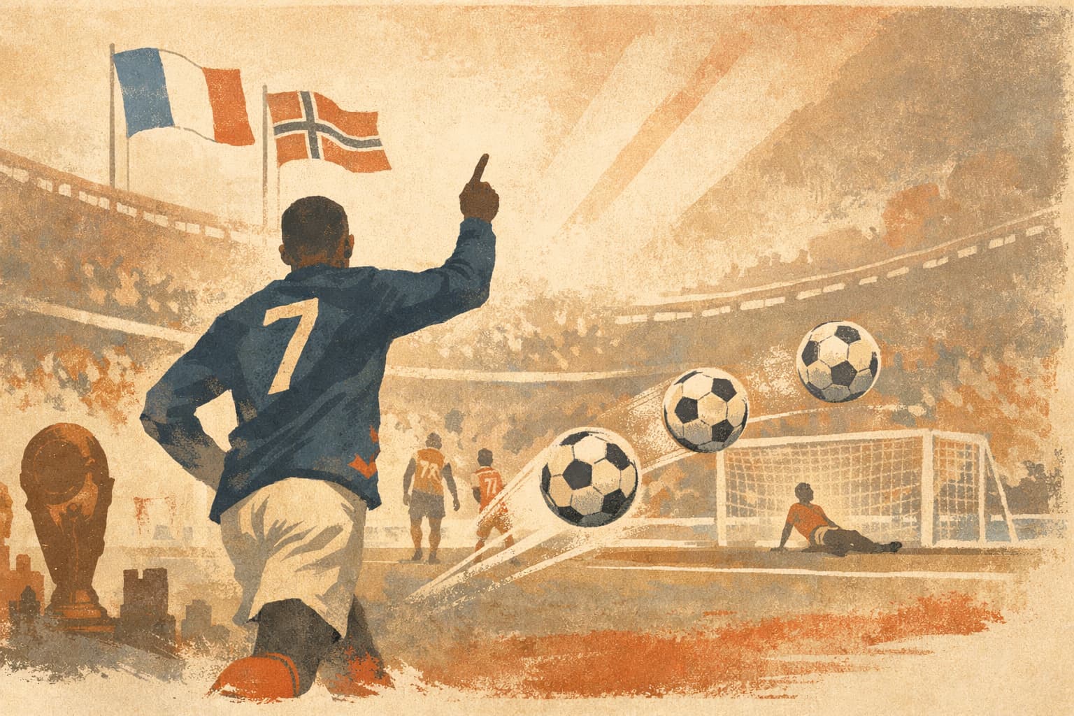 Ousmane Dembélé lights up France's World Cup match with historic first-half hat trick