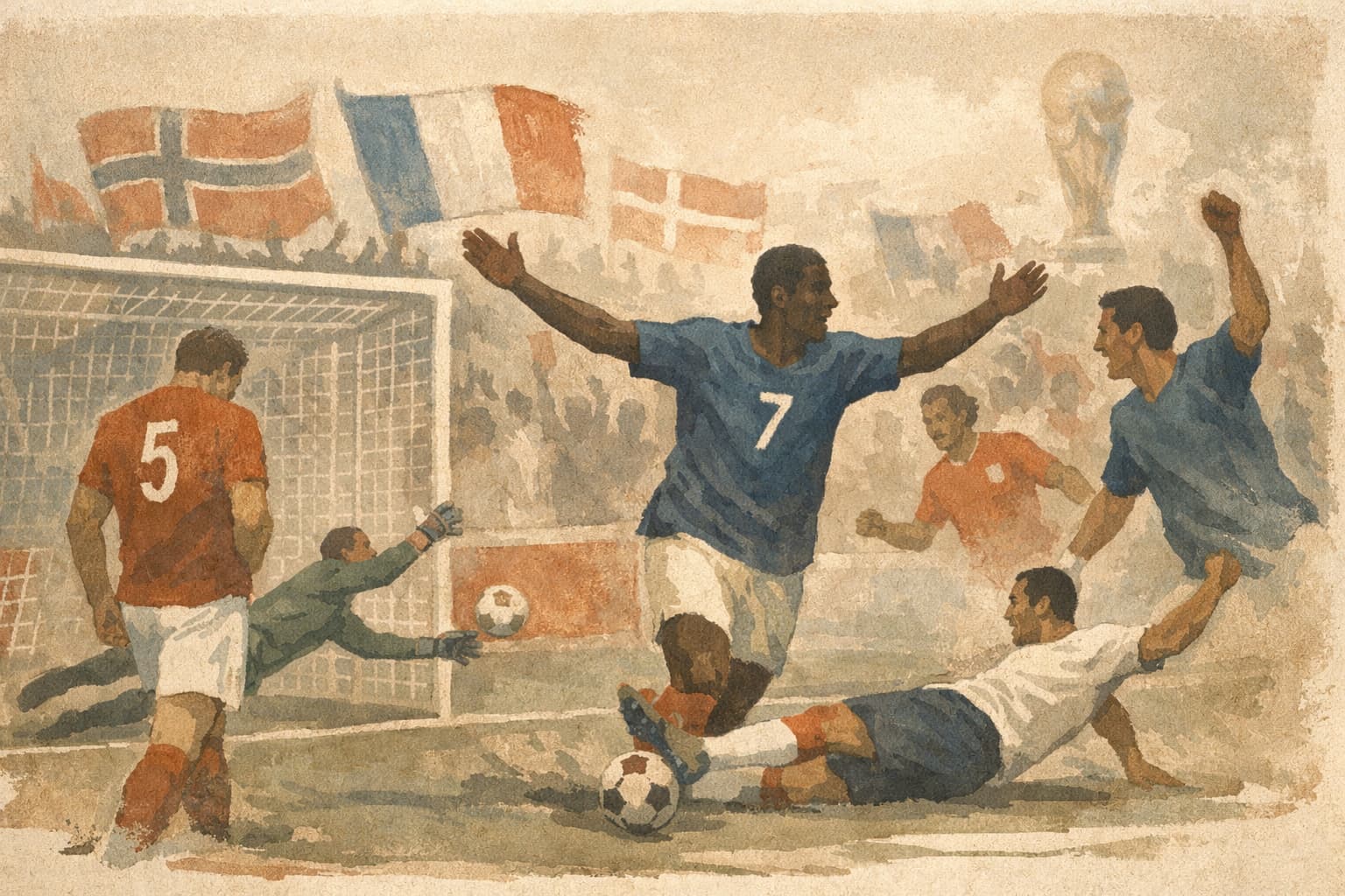 France Finish Top of Group 9 with 4-1 Win Over Norway, Dembélé Scores Hat-Trick
