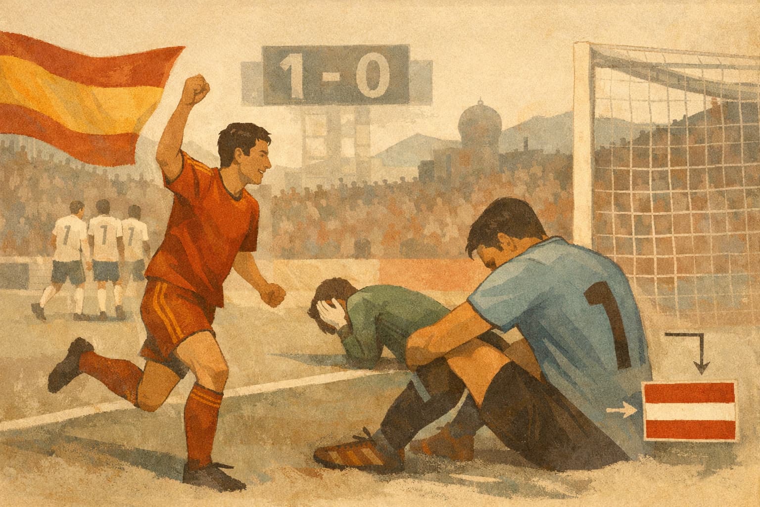 Alex Baena Leads Spain Past Uruguay as Rival Valverde Misses the Knockout Stage