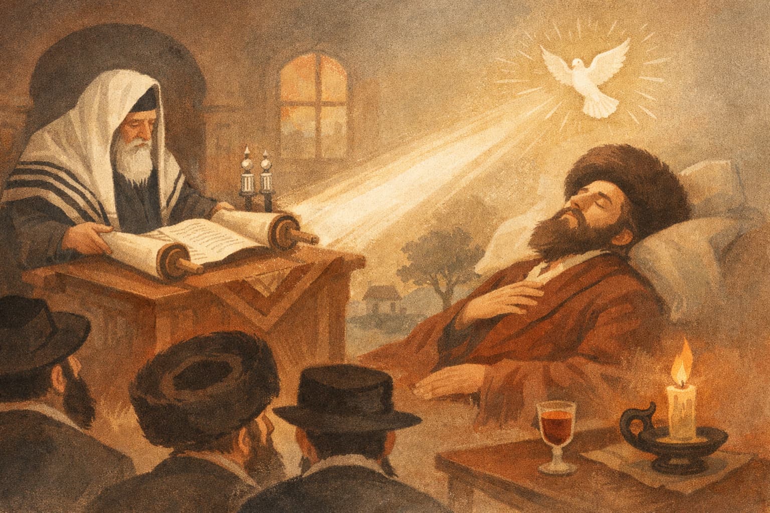 The Baal Shem Tov’s Torah Reading Miraculously Healed Rabbi Menachem Nahum