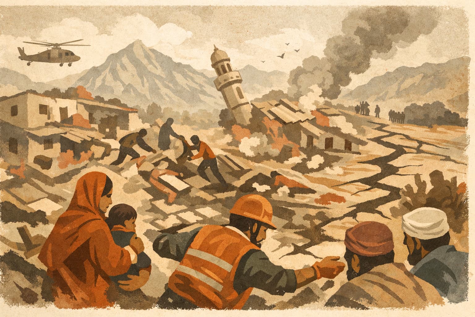 6.0 Earthquake Strikes Hindu Kush Region, Causing Panic and Damage in Afghanistan and Pakistan