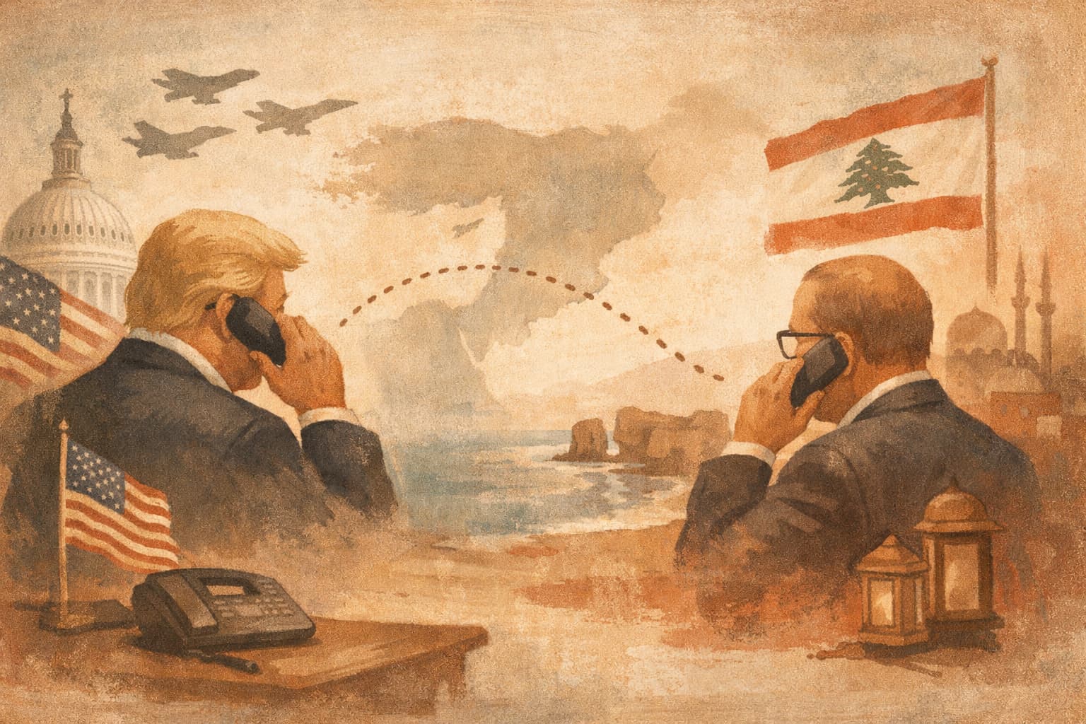 Trump Holds Positive Phone Call With Lebanese President Aoun, Promises to Meet Soon