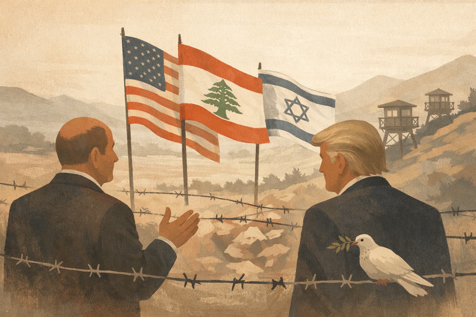 Lebanese President Urges Trump to Pressure Israel to Withdraw from Southern Lebanon