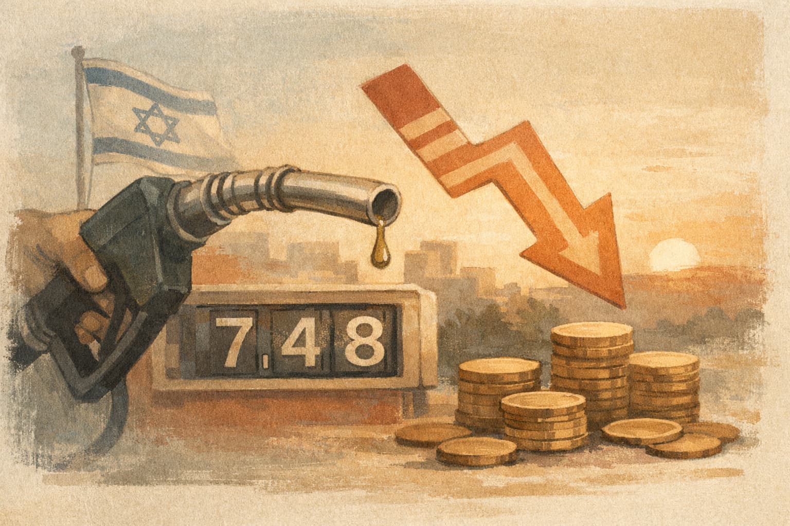 Israel Sees Significant Drop in Fuel Prices Following US-Iran Ceasefire Agreement