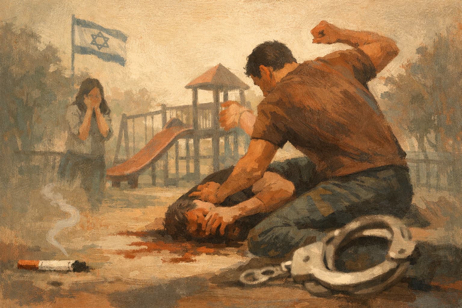 Man Charged for Brutally Beating Man Who Insulted His Wife at Israeli Playground