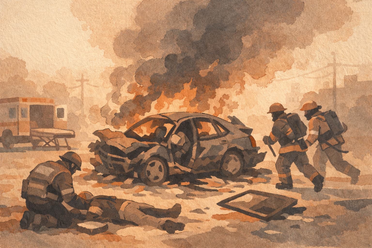 Security Footage Captures Deadly Car Explosion Killing Man in Holon Amid Wave of Violence