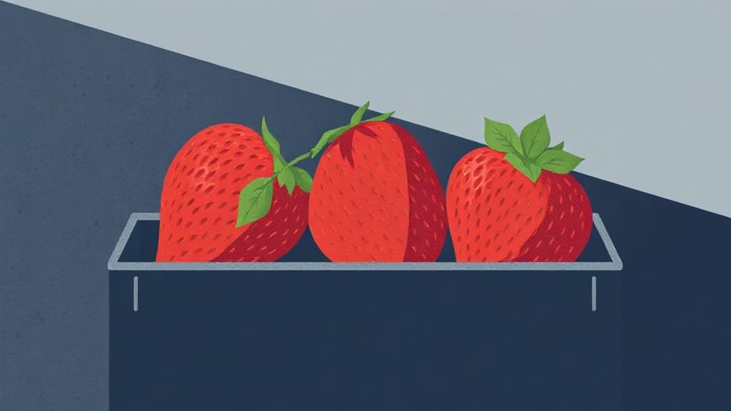 Strawberry season’s over, but don’t buy a box until you check this small sign