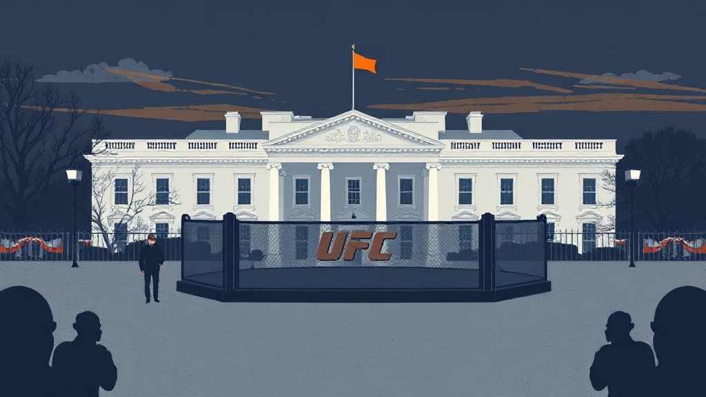 Set Is Ready: Inside the UFC Octagon at the White House