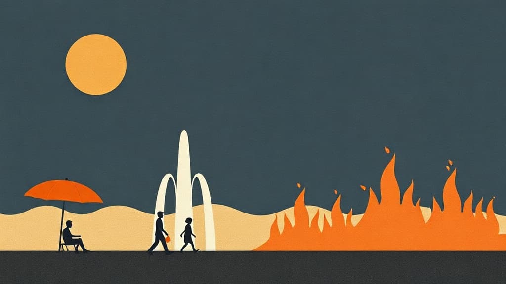Hot Across Israel and Europe: Images from the Heat Wave