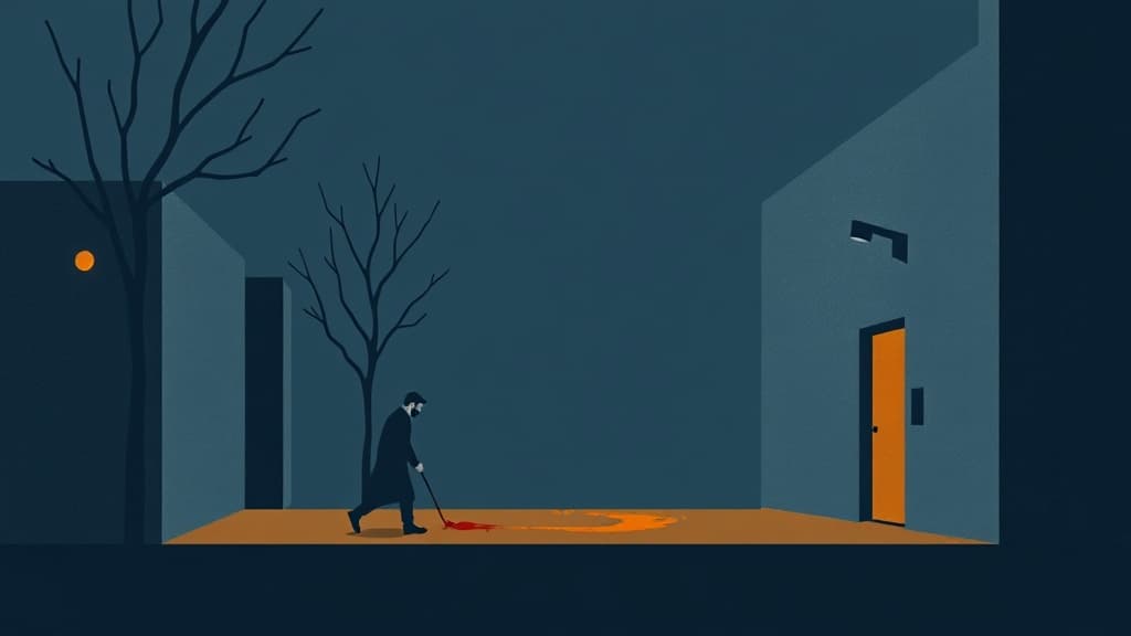 The Moments After the Shocking Murder at a Bnei Brak Study Hall: He Ran With a Bloodstained Glove and Knife to an Abandoned Building