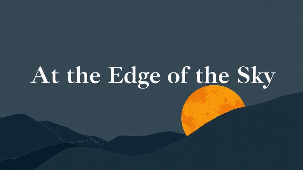 Avrumi Danziger of the Tnuah Choir and Yanki Levy Present "At the Edge of the Sky"