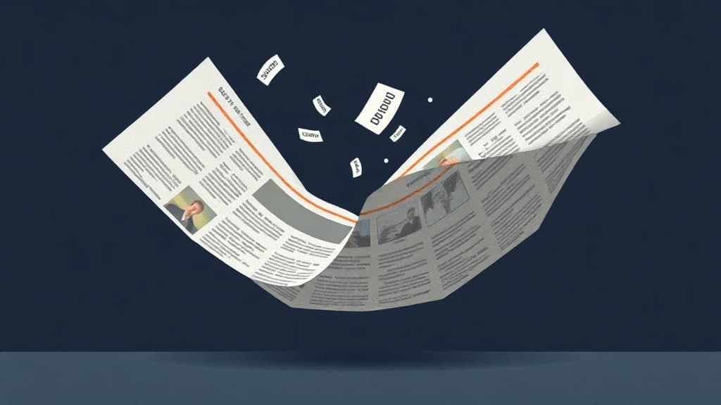 Cool Trick: The Magician Tears a Newspaper to Pieces, Then It’s Whole Again