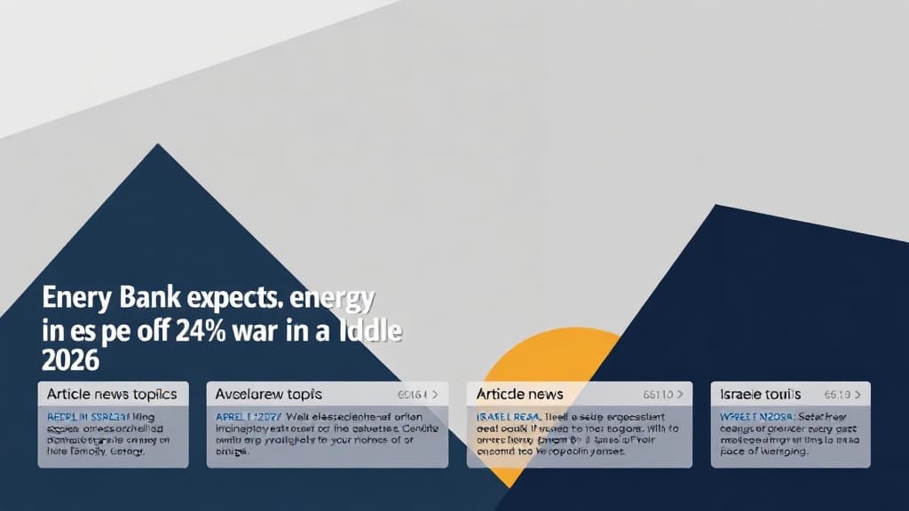 Because of the War in the Middle East: World Bank Forecasts 24% Jump in Energy Prices in 2026
