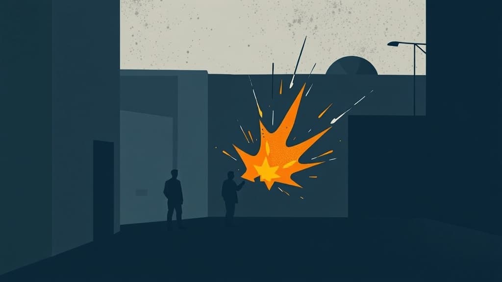 Gas Cylinder Explosion in the Old City Leaves Two Injured, One Seriously