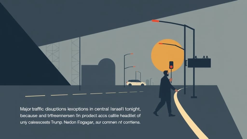 Major Traffic Disruptions Expected in Central Israel Tonight Due to Haredi Protests and Three Concerts