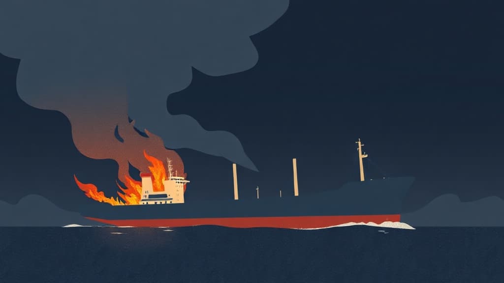 UK Reports Two Crew Missing After Tanker Fire Off Oman