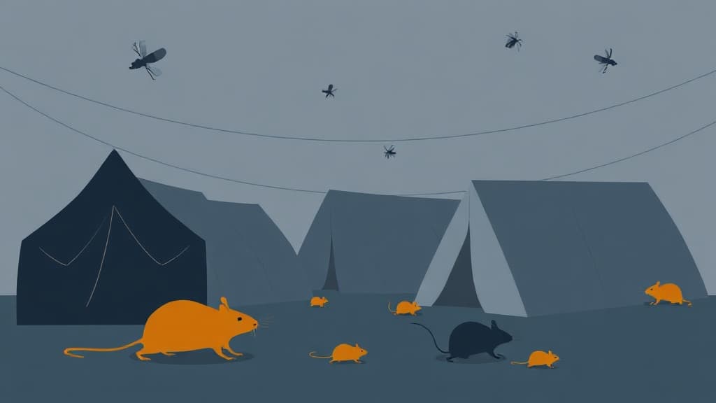 Mice and Weasels Invade Gaza Tents, Biting Children and Spoiling Food