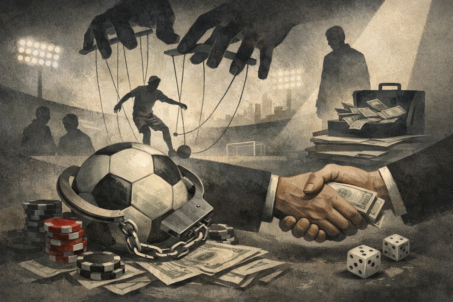 Police Say Top-League Footballer Suspected of Betting, Match-Fixing and Tax Offenses