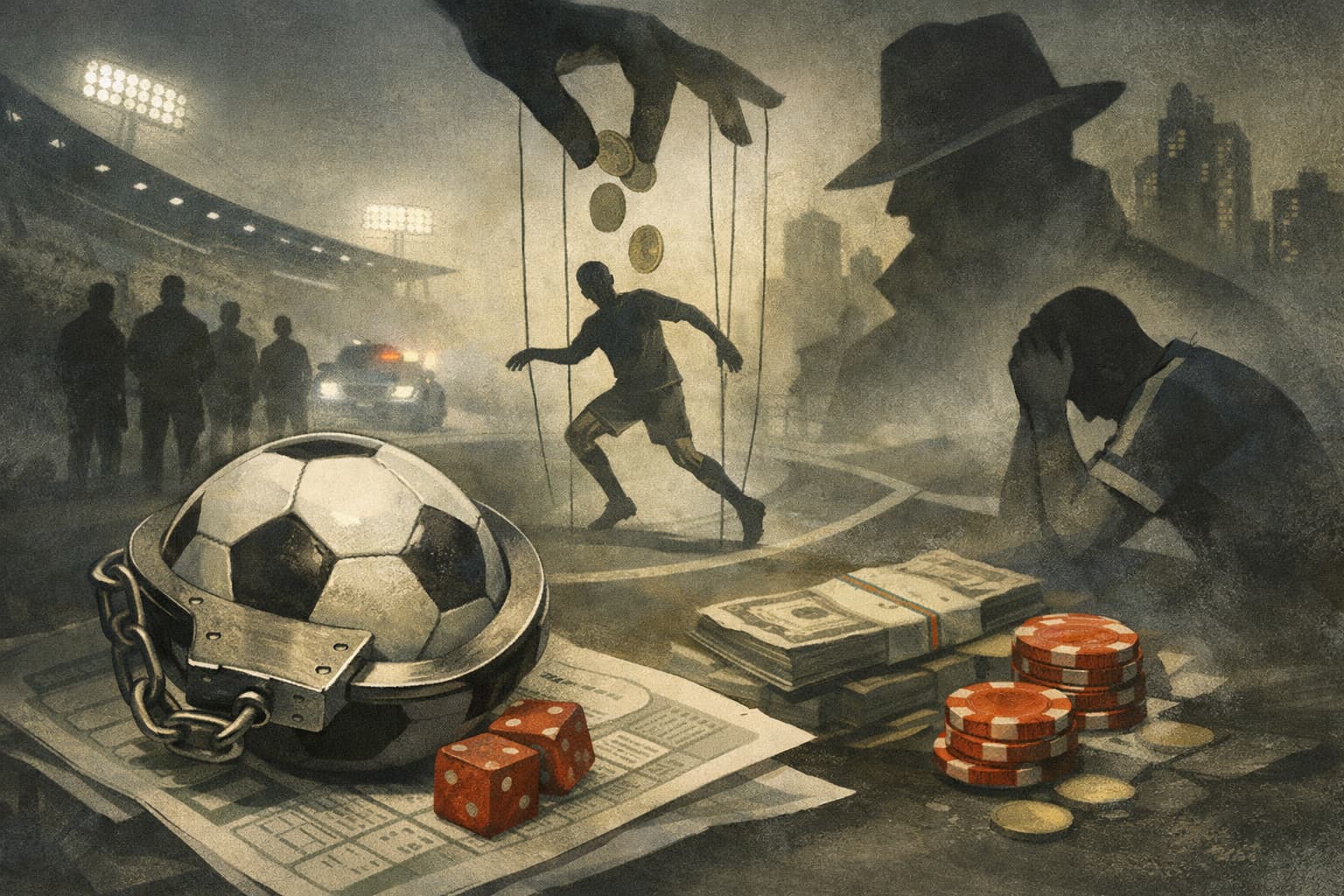 Top-League Footballer Arrested on Suspicion of Match-Fixing and Illegal Betting