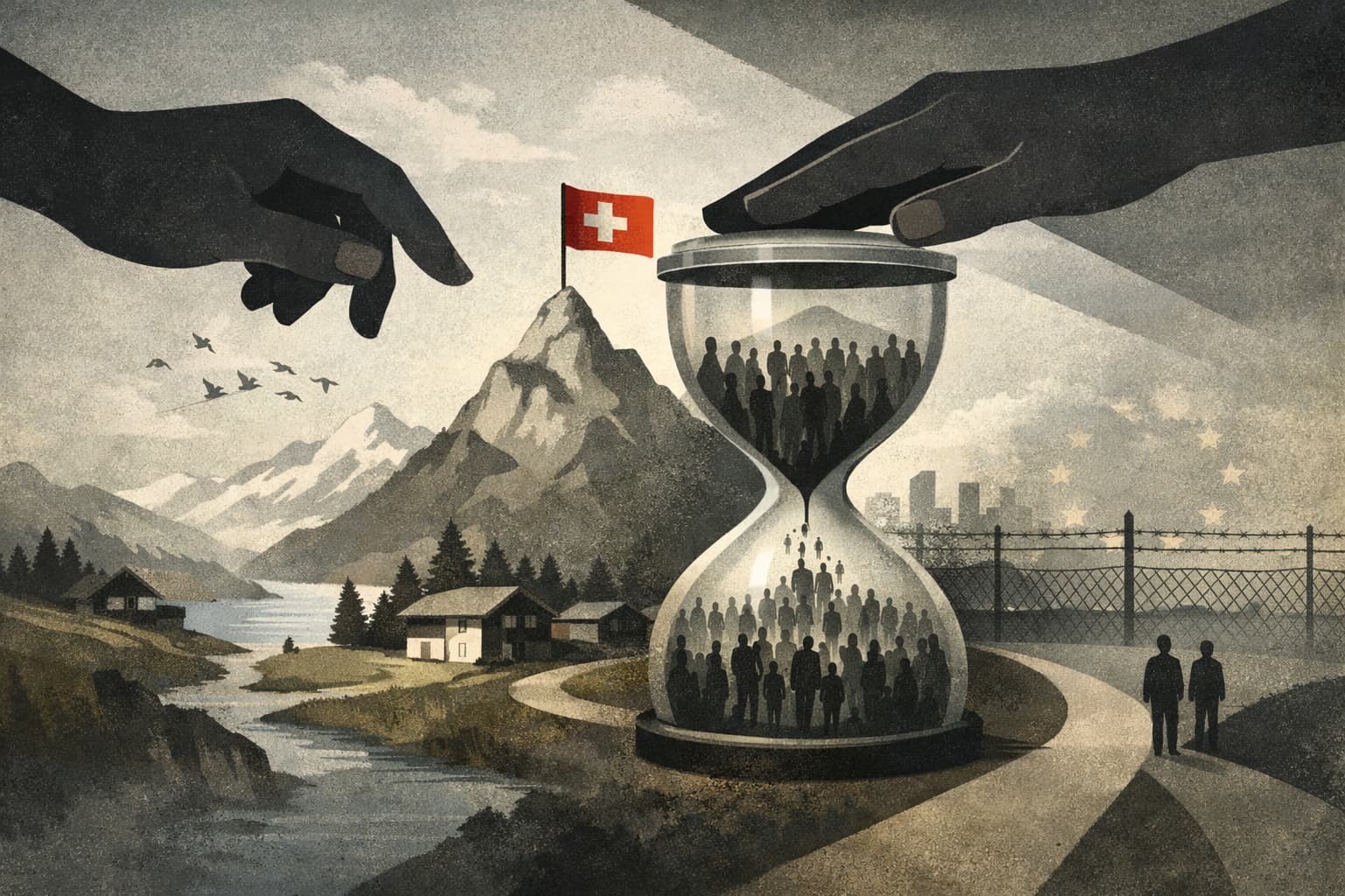 Swiss Voters Decide Whether to Cap the Country at 10 Million People