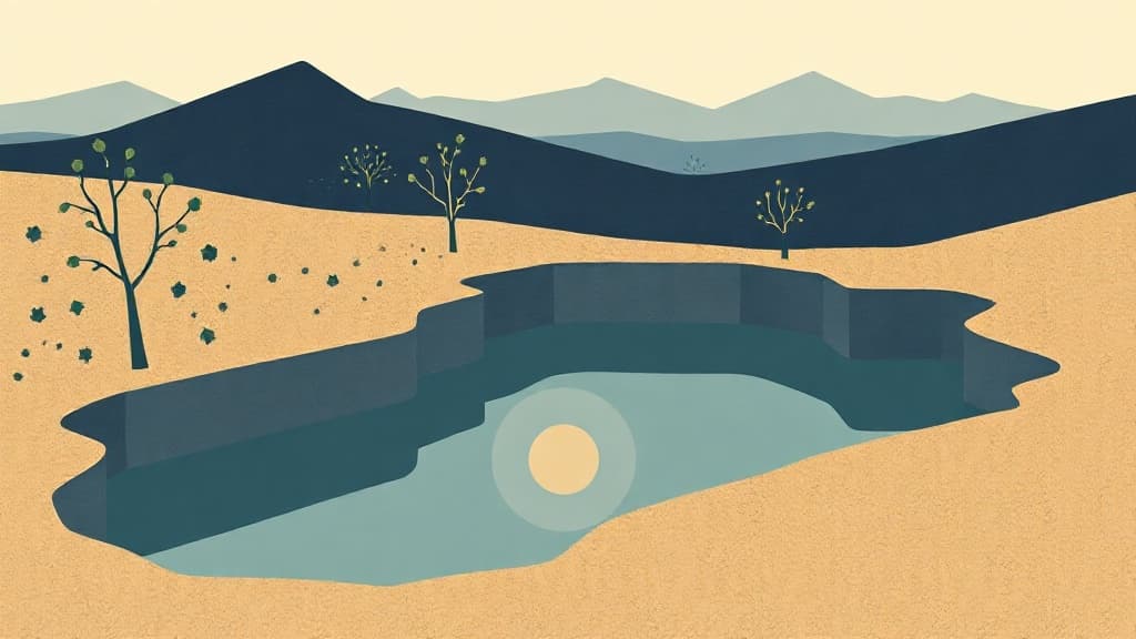 Herod’s Pool Near Petzael Filled with Water for the First Time in Decades