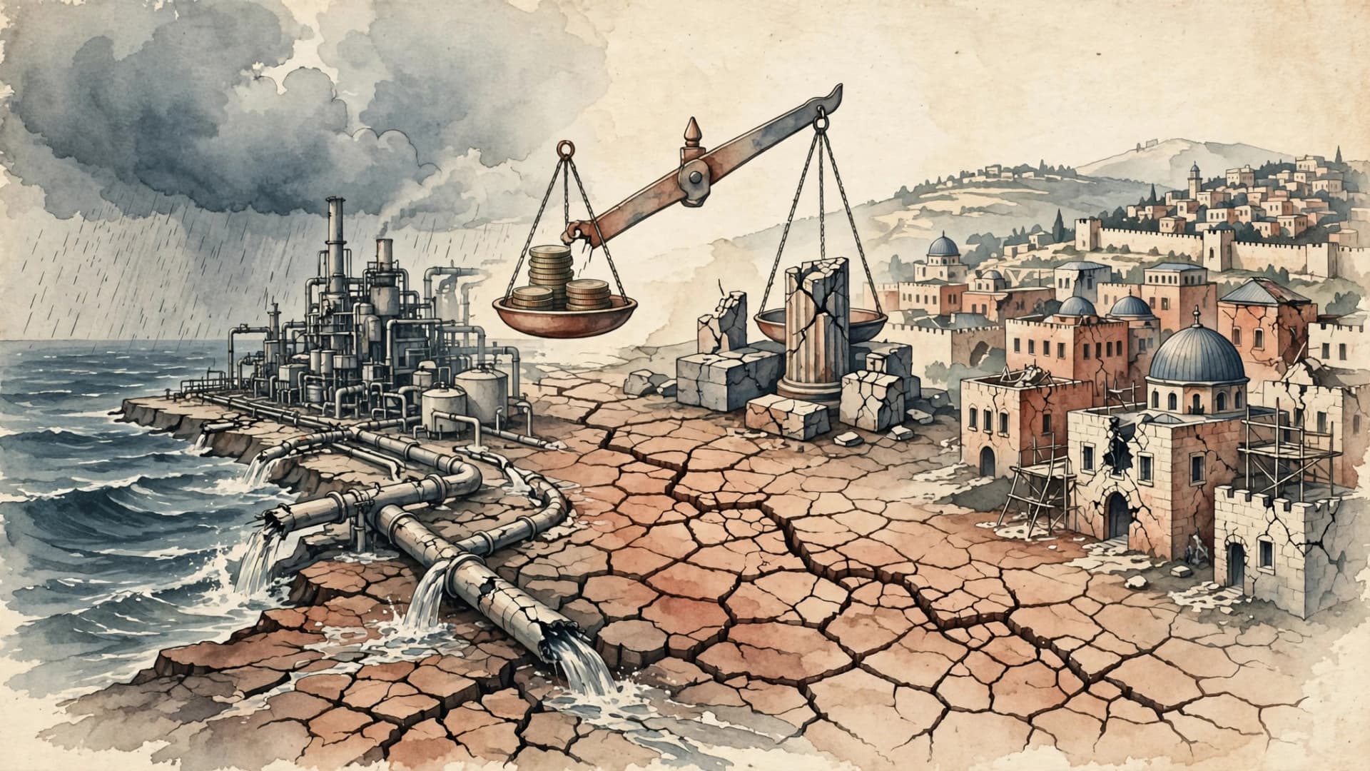 Israeli Economy Faces Strain Amid War and Weather Disruptions