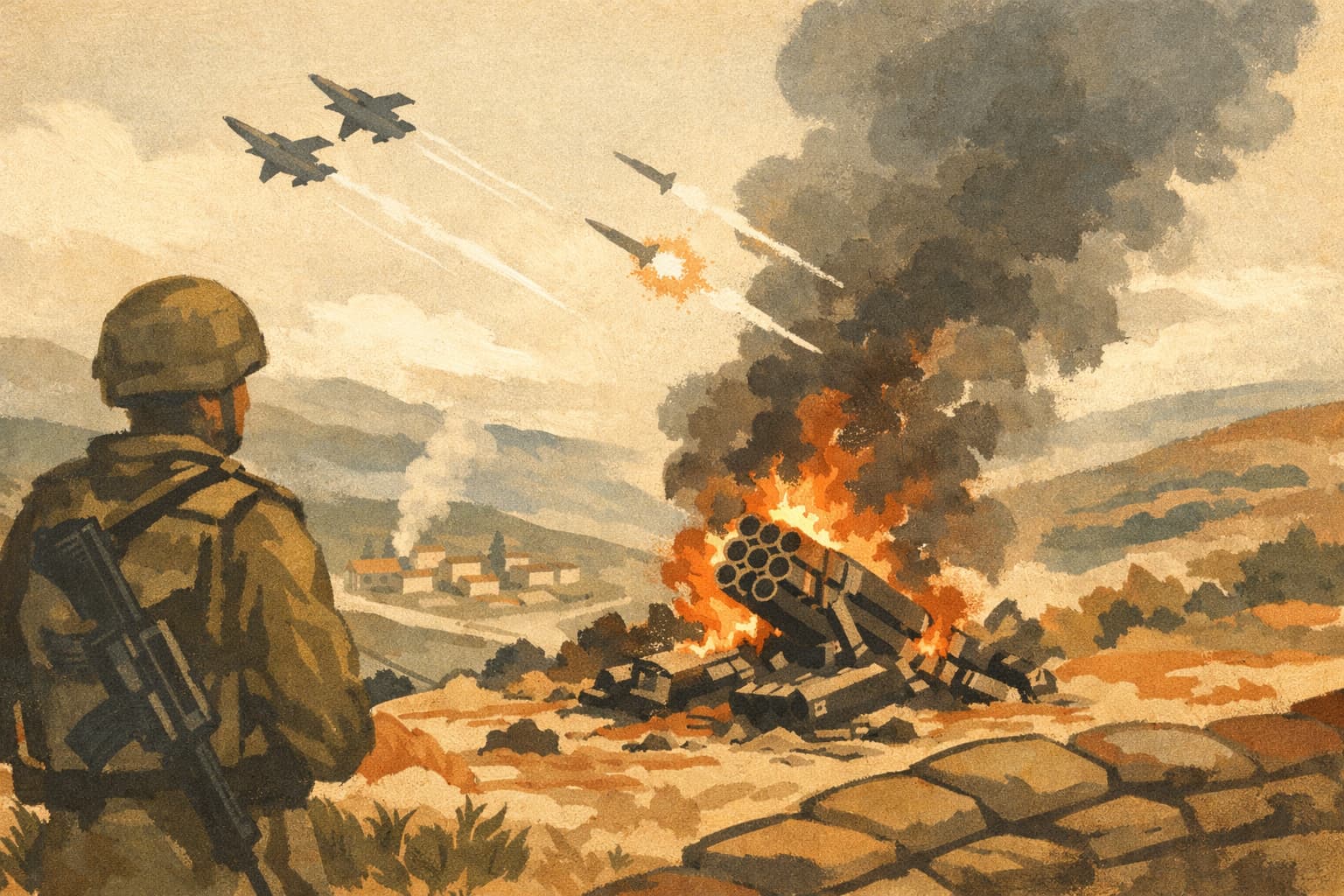 IDF destroys rocket launcher in southern Lebanon after Hezbollah fire