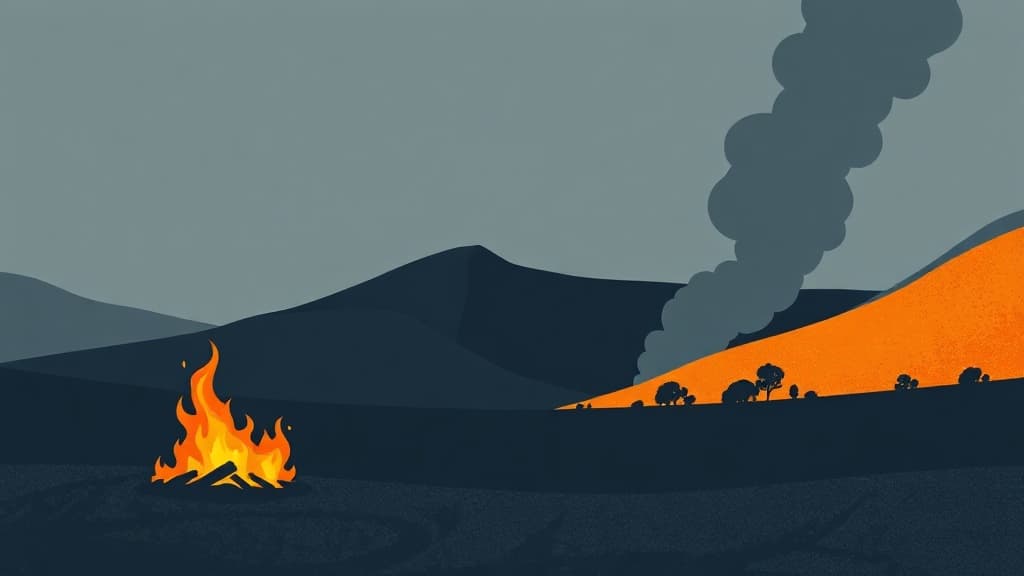 Fire Set in Benjamin Hills, Israeli Volunteers Attacked as They Tried to Put It Out