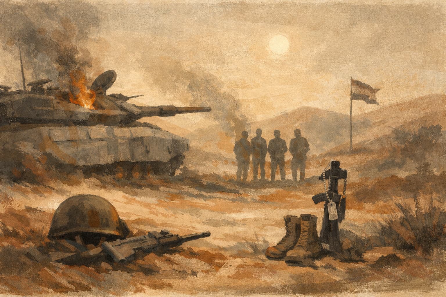 IDF Names Fourth Soldier Killed in Tank Incident in Southern Lebanon