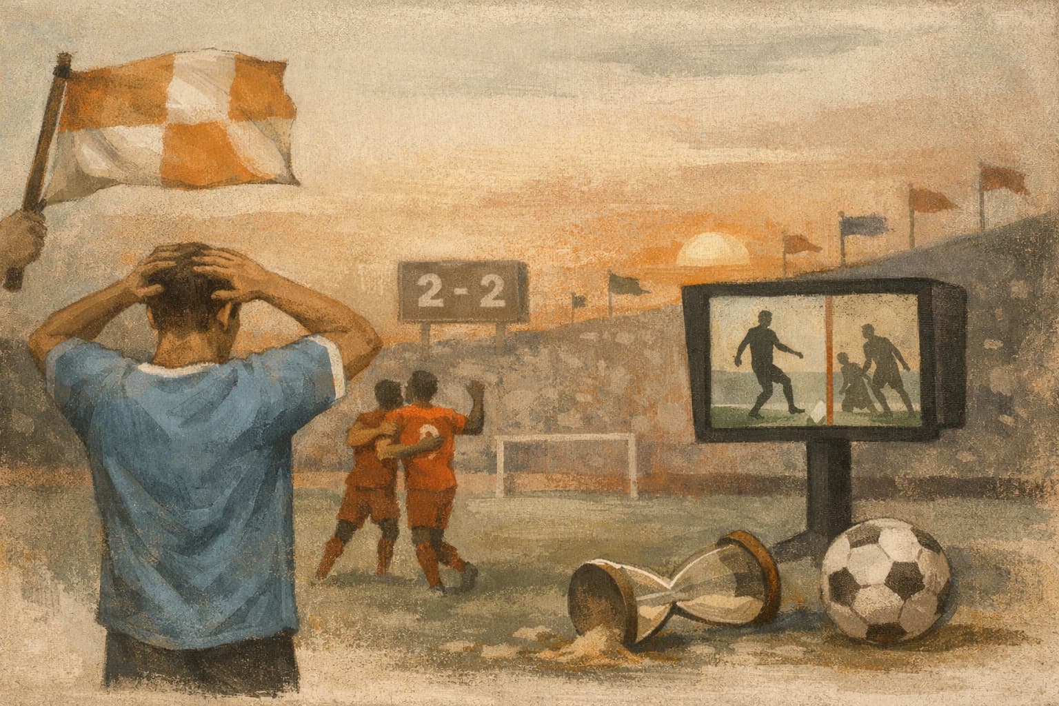 Rare offside call denies Uruguay a World Cup win