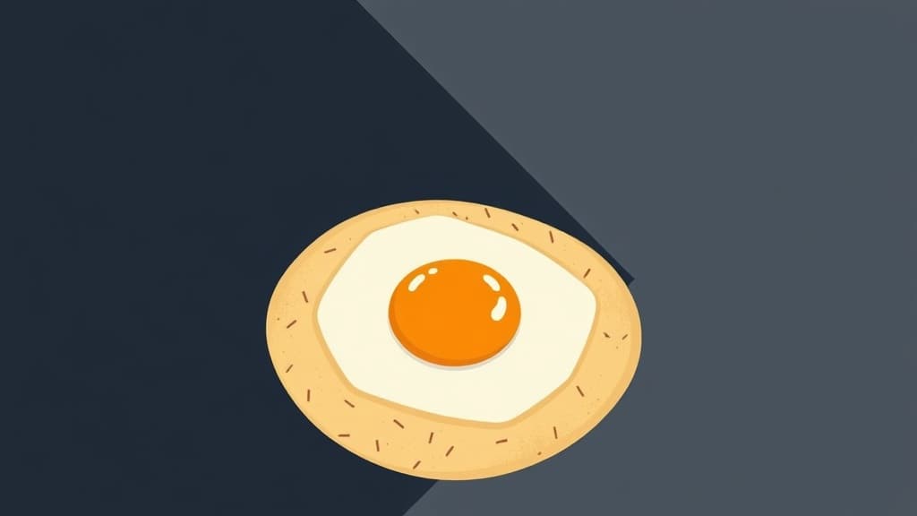 Easy and Delicious Dinner Recipe: Fried Egg on a Tortilla