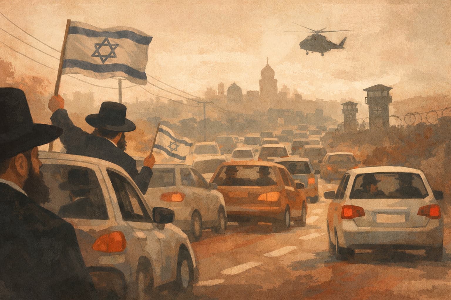 Haredi Protest Convoys to Return Nationwide Over Draft Arrests